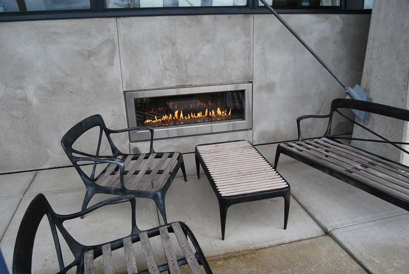 Blue Grouse PAtio Fireplace
